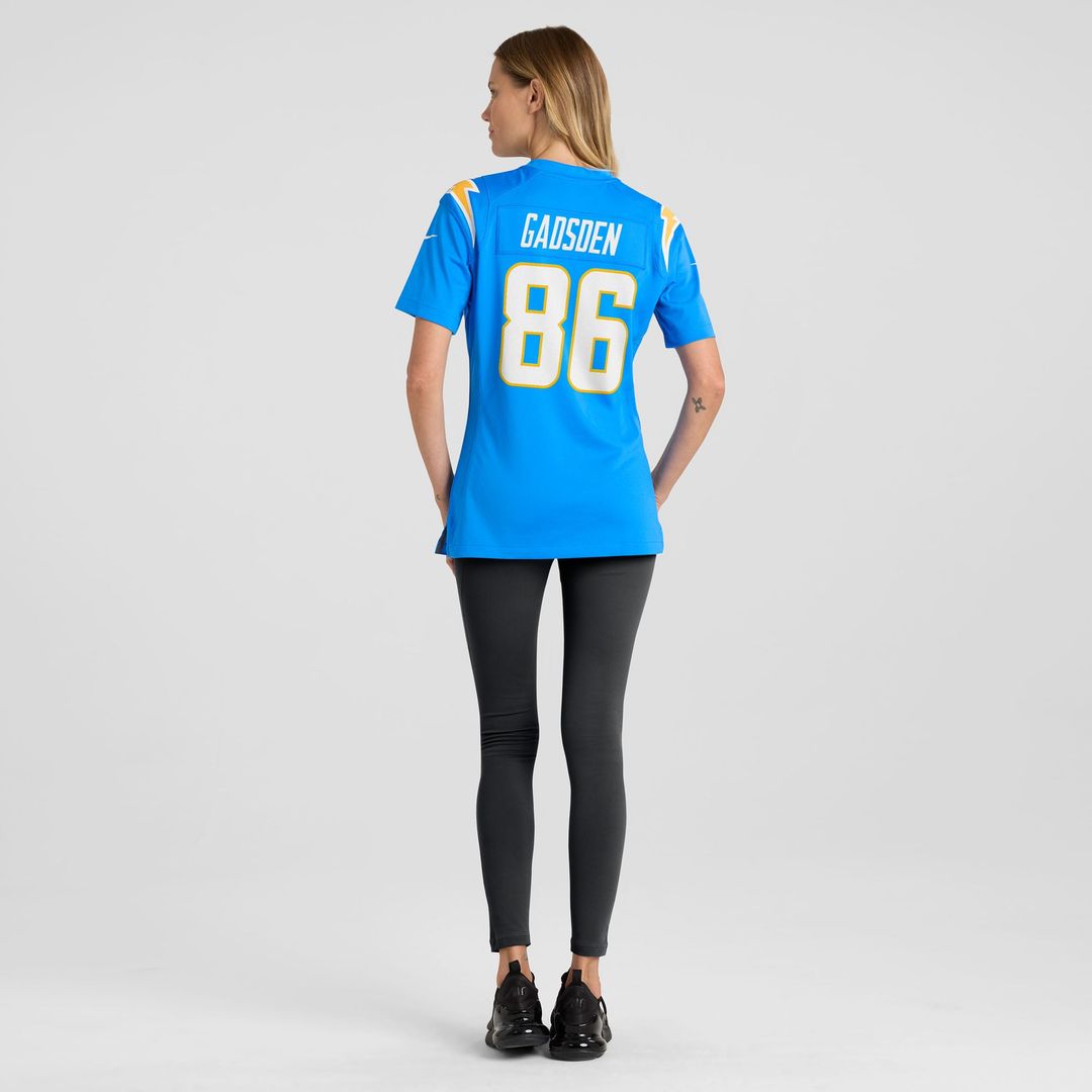 Women's Nike Los Angeles Chargers Oronde Gadsden Navy Alternate 2 Super Chargers Game NFL Jersey