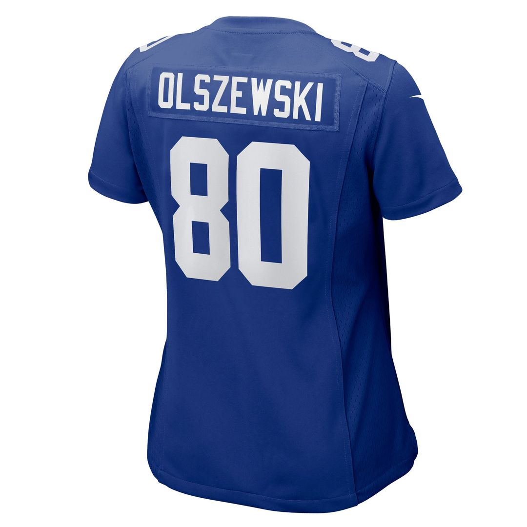 Women's Nike New York Giants Gunner Olszewski Royal Game NFL Jersey