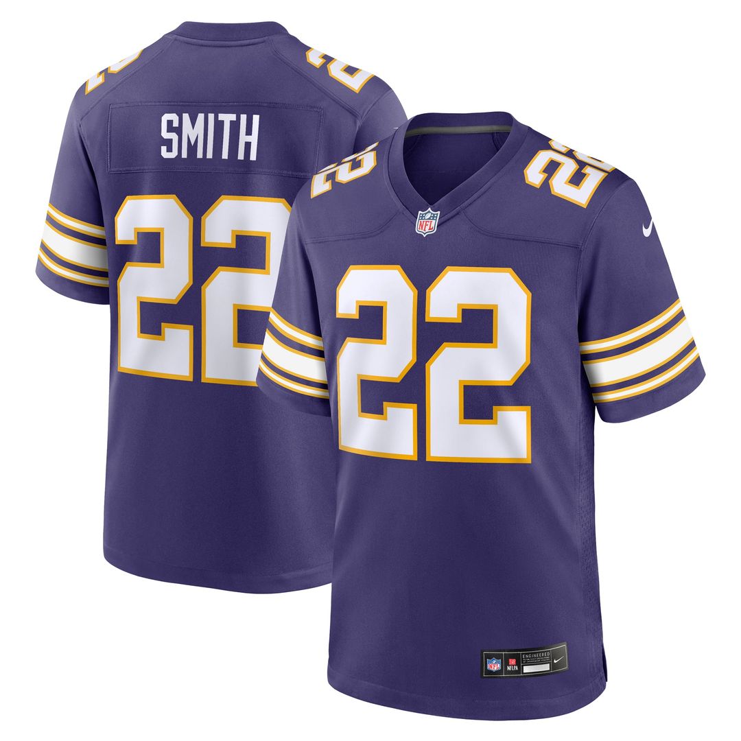 Men's Nike Minnesota Vikings Harrison Smith White Alternate Game NFL Jersey
