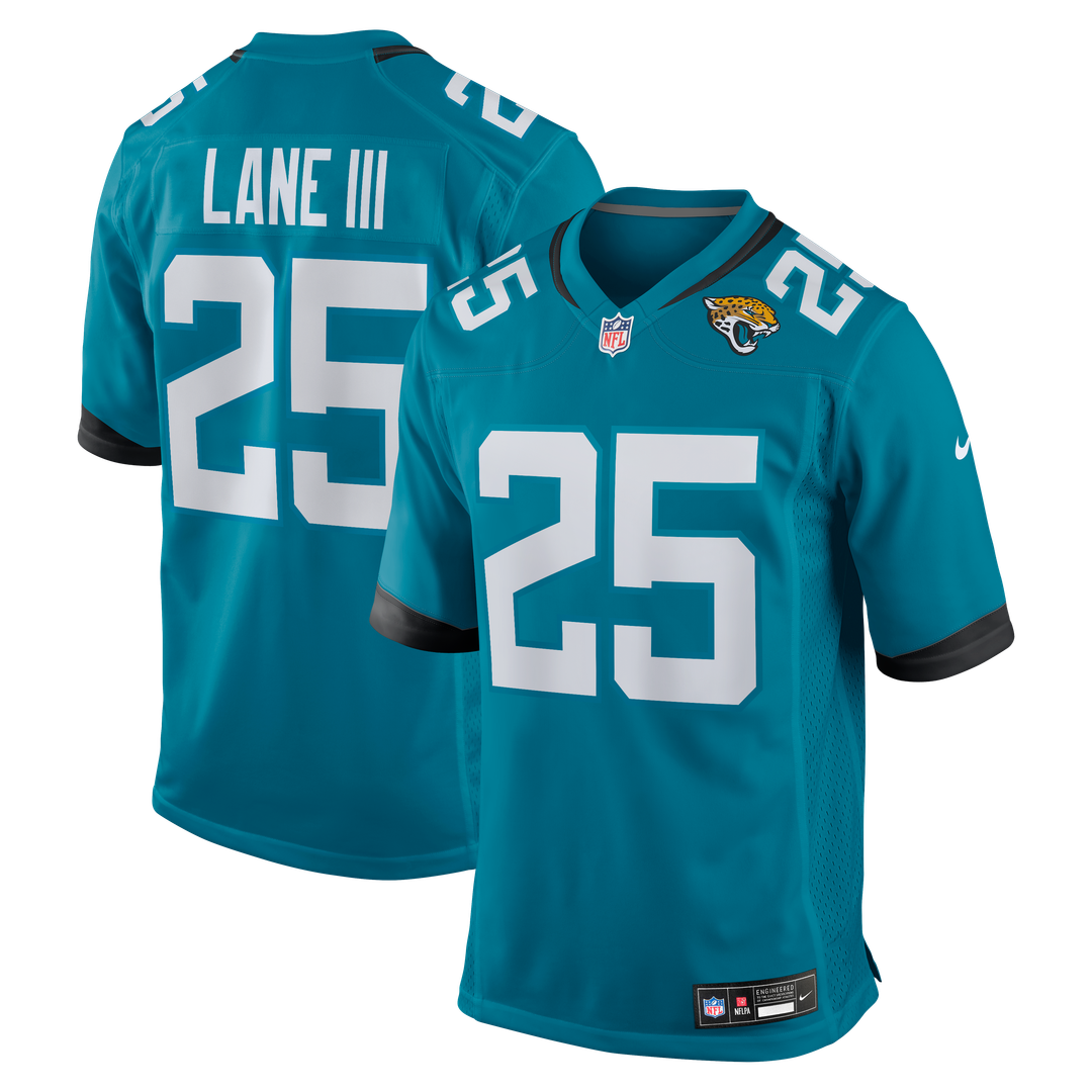 Men's Nike Jacksonville Jaguars Rayuan Lane III Teal Team Game NFL Jersey