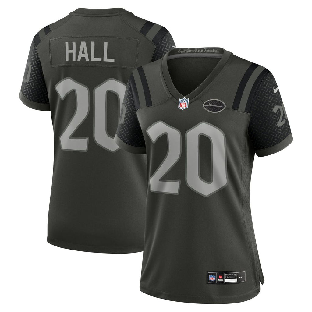 Women's Nike New York Jets Breece Hall Gotham Green 2025 Rivalries Collection Game NFL Jersey