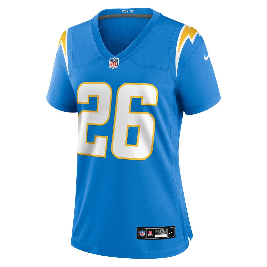 Women's Nike Los Angeles Chargers Donte Jackson Powder Blue Team Game NFL Jersey