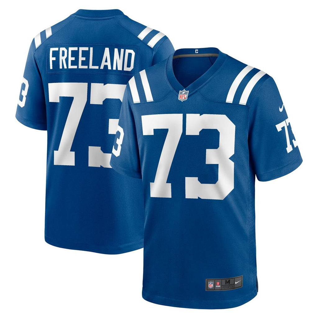 Men's Nike Indianapolis Colts Blake Freeland Royal Team Game NFL Jersey