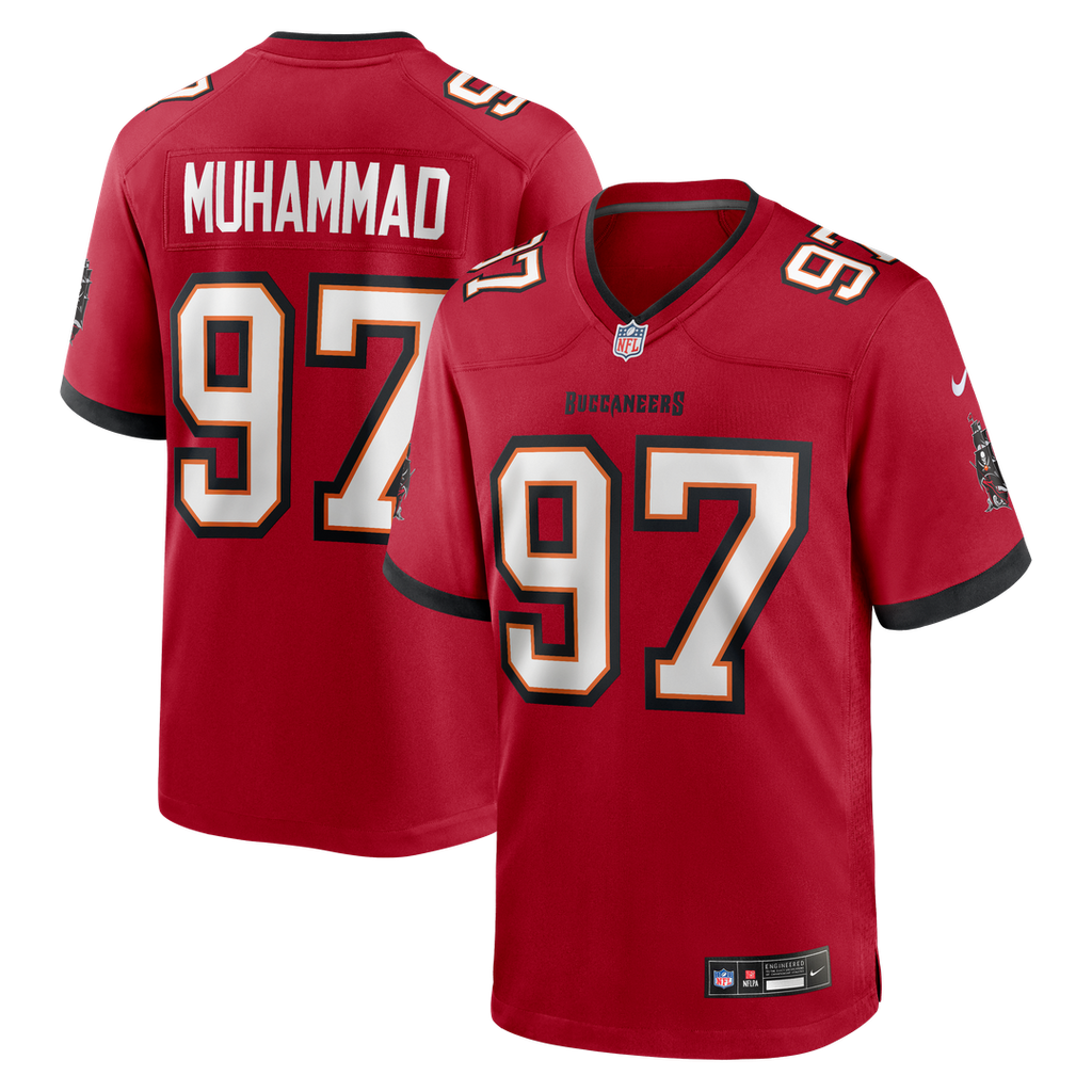 Men's Nike Tampa Bay Buccaneers Al-Quadin Muhammad Red Team Game NFL Jersey