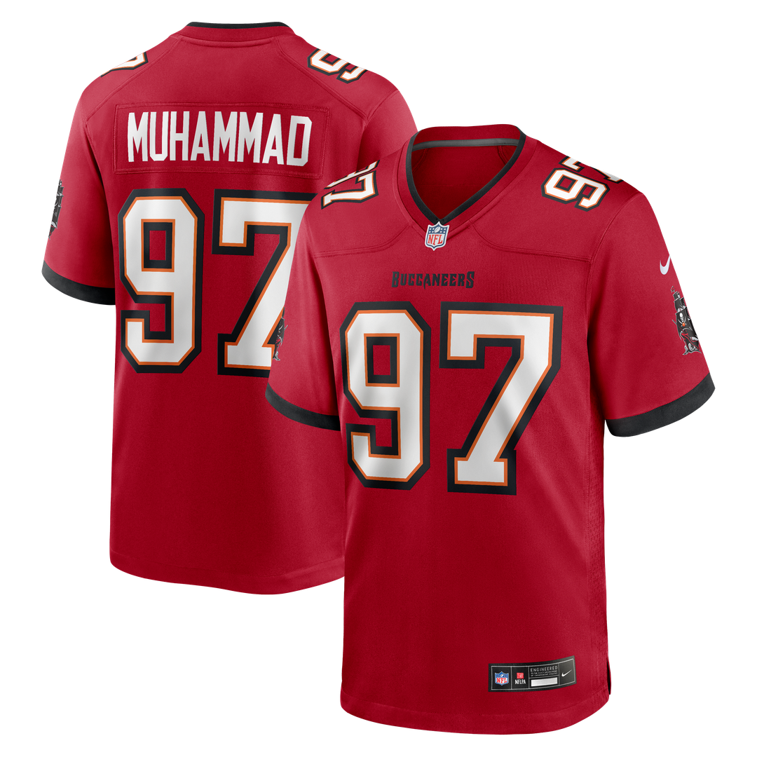 Men's Nike Tampa Bay Buccaneers Al-Quadin Muhammad Red Team Game NFL Jersey