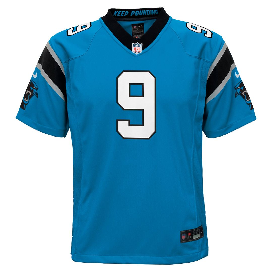 Youth Nike Carolina Panthers Bryce Young Blue Game NFL Jersey