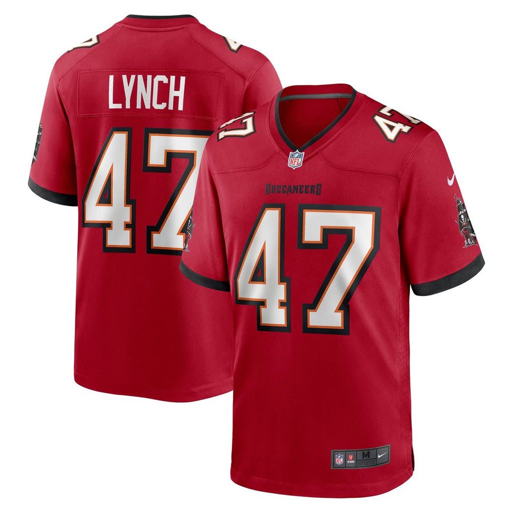 Men's Nike Tampa Bay Buccaneers John Lynch Red Retired Player Game NFL Jersey