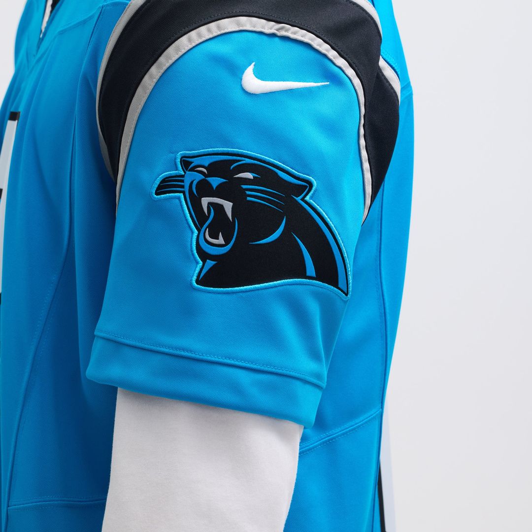 Men's Nike Carolina Panthers Jaycee Horn Blue Vapor F.U.S.E. Limited NFL Jersey