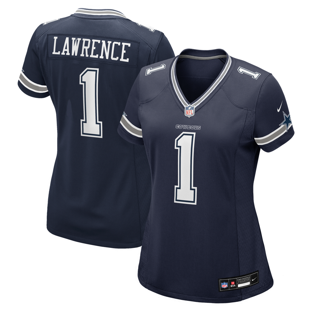 Women's Nike Dallas Cowboys Malachi Lawrence Navy Game NFL Jersey
