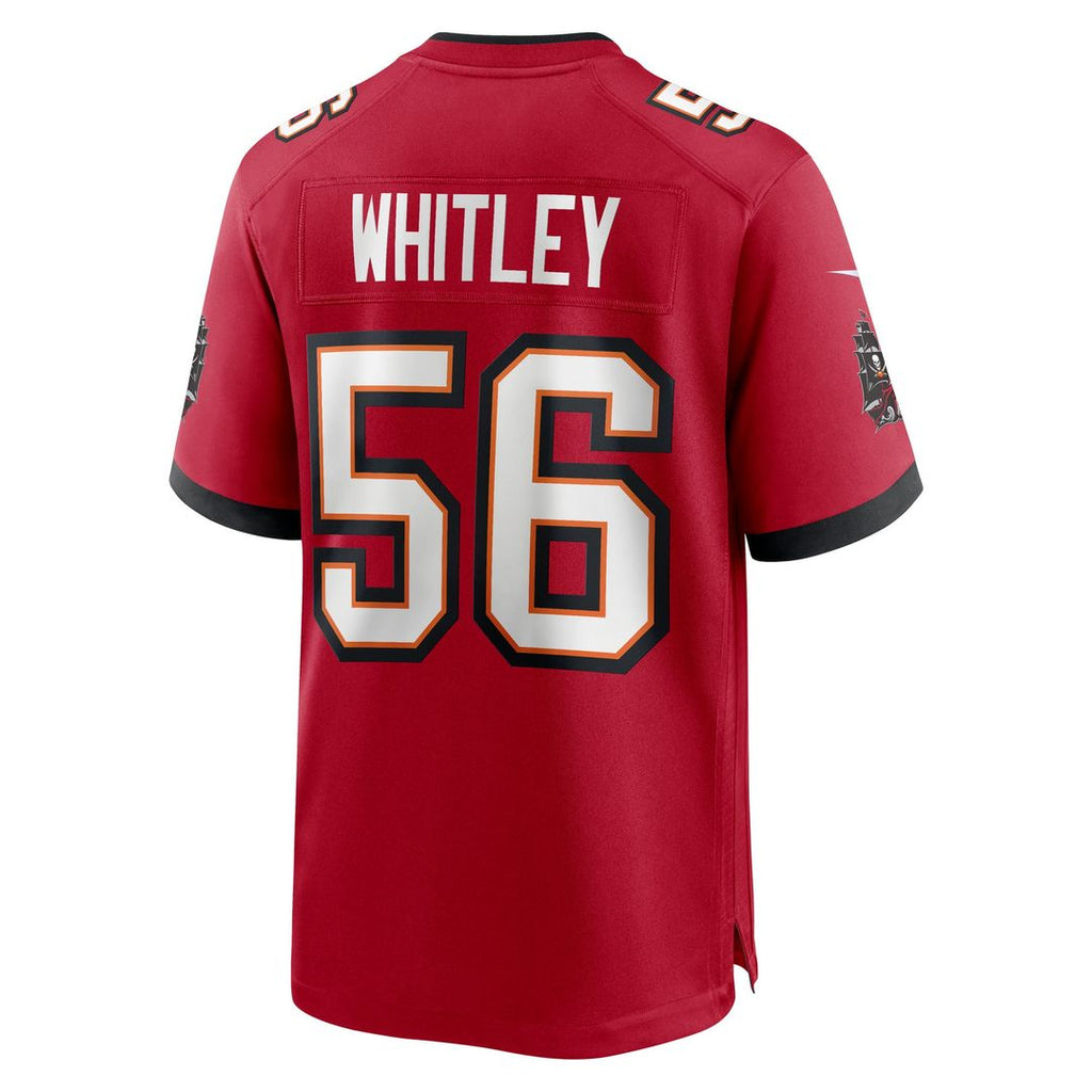 Men's Nike Tampa Bay Buccaneers Benton Whitley Red Team Game NFL Jersey