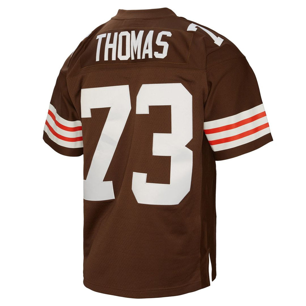 Men's Mitchell & Ness Cleveland Browns Joe Thomas Brown Legacy Replica NFL Jersey