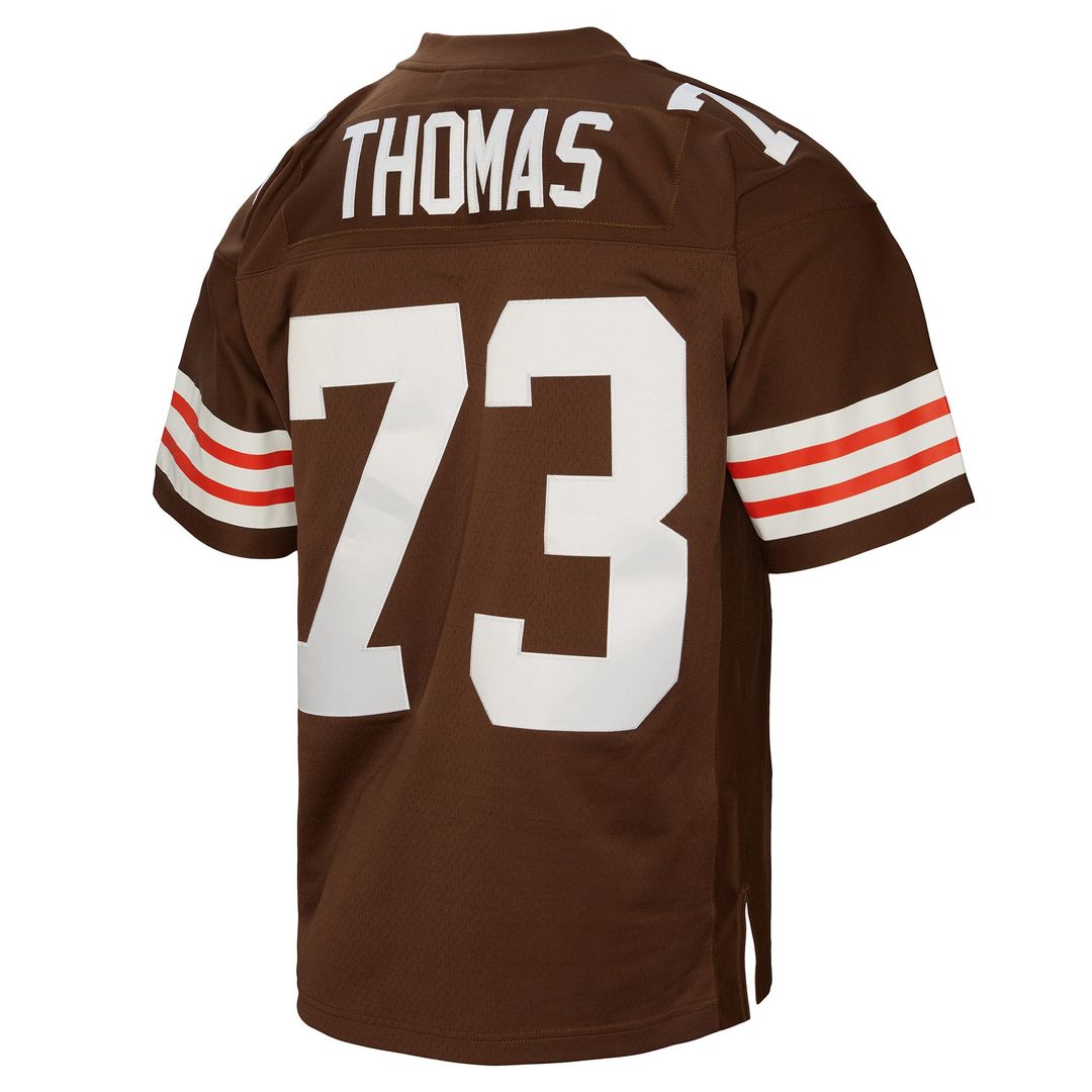 Men's Mitchell & Ness Cleveland Browns Joe Thomas Brown Legacy Replica NFL Jersey
