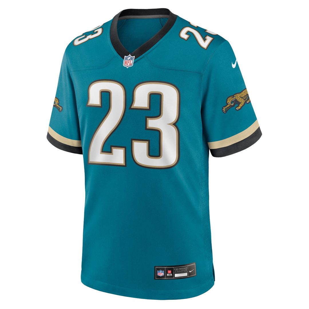 Men's Nike Jacksonville Jaguars Foye Oluokun Teal Prowler Throwback Player Game NFL Jersey