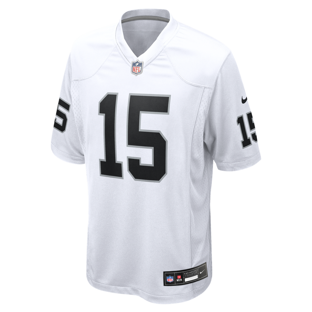 Men's Nike Las Vegas Raiders Fernando Mendoza White Game Player NFL Jersey