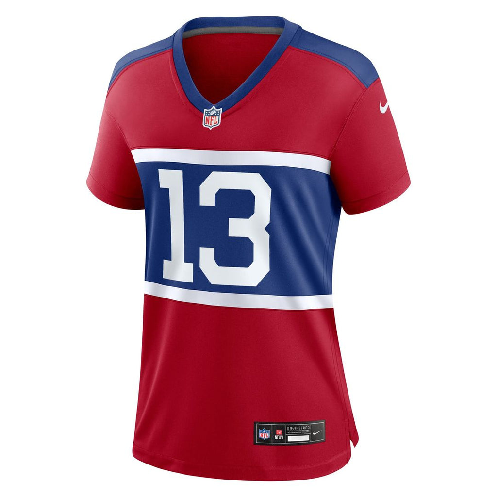Women's Nike New York Giants Jalin Hyatt Century Red Alternate Player Game NFL Jersey