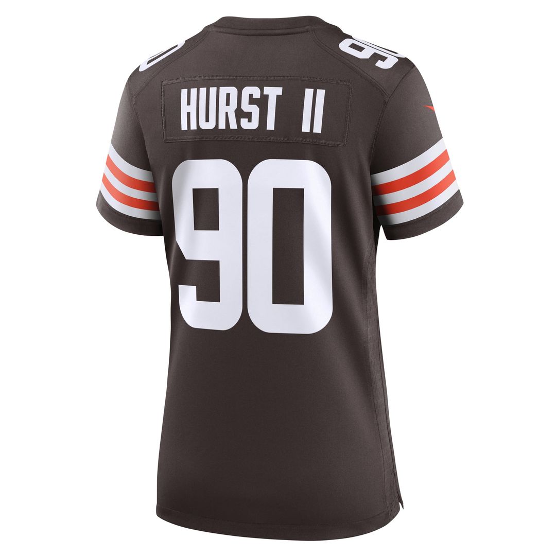 Women's Nike Cleveland Browns Maurice Hurst II Brown Game NFL Jersey
