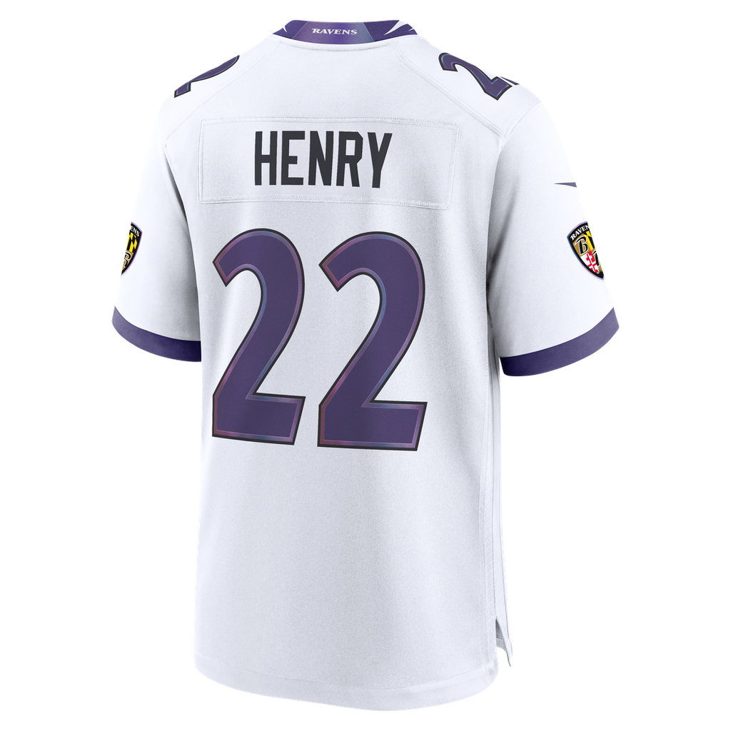 Men's Nike Baltimore Ravens Derrick Henry Black Alternate Game NFL Jersey