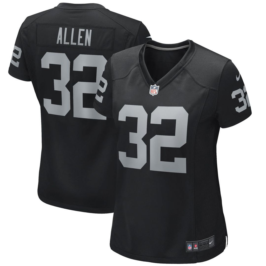 Women's Nike Las Vegas Raiders Marcus Allen Black Game Retired Player NFL Jersey