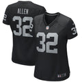 Women's Nike Las Vegas Raiders Marcus Allen Black Game Retired Player NFL Jersey