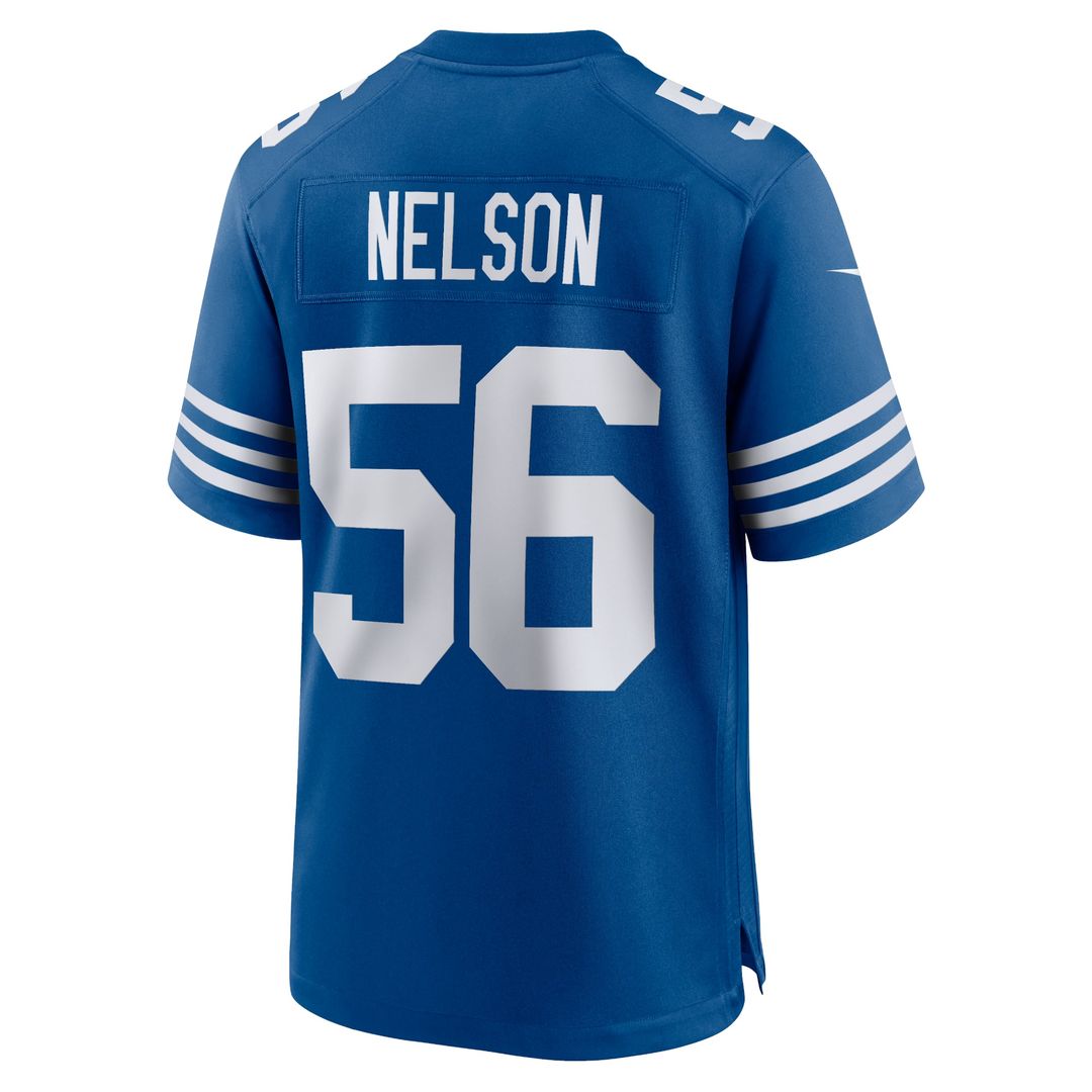 Men's Nike Indianapolis Colts Quenton Nelson Royal Alternate Game NFL Jersey