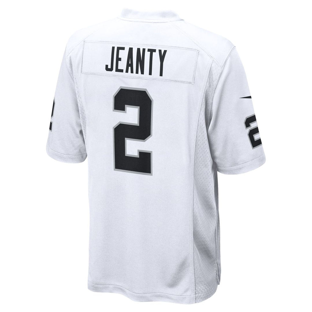 Men's Nike Las Vegas Raiders Ashton Jeanty White Game NFL Jersey