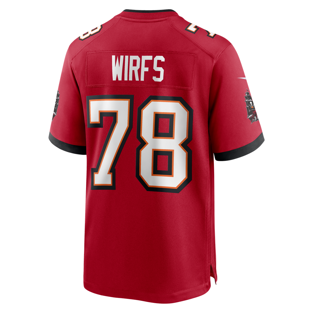 Men's Nike Tampa Bay Buccaneers Tristan Wirfs Red Game NFL Jersey