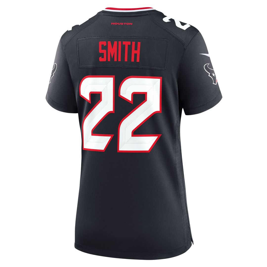 Women's Nike Houston Texans Jaylin Smith Navy Team Game NFL Jersey