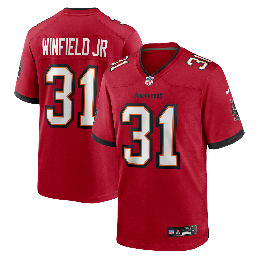 Men's Nike Tampa Bay Buccaneers Antoine Winfield Jr. Red Game NFL Jersey