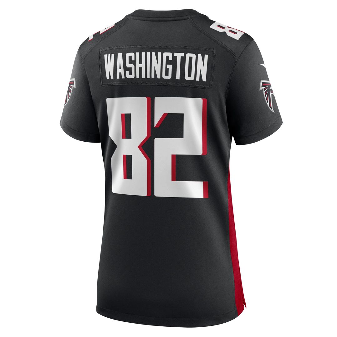 Women's Nike Atlanta Falcons Casey Washington Black Game NFL Jersey