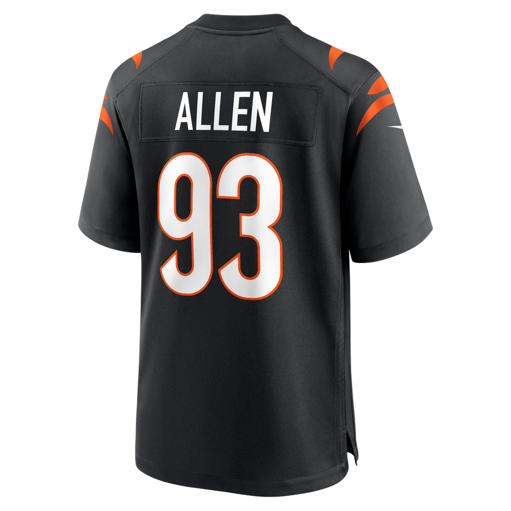 Men's Nike Cincinnati Bengals Jonathan Allen Black Team Game NFL Jersey