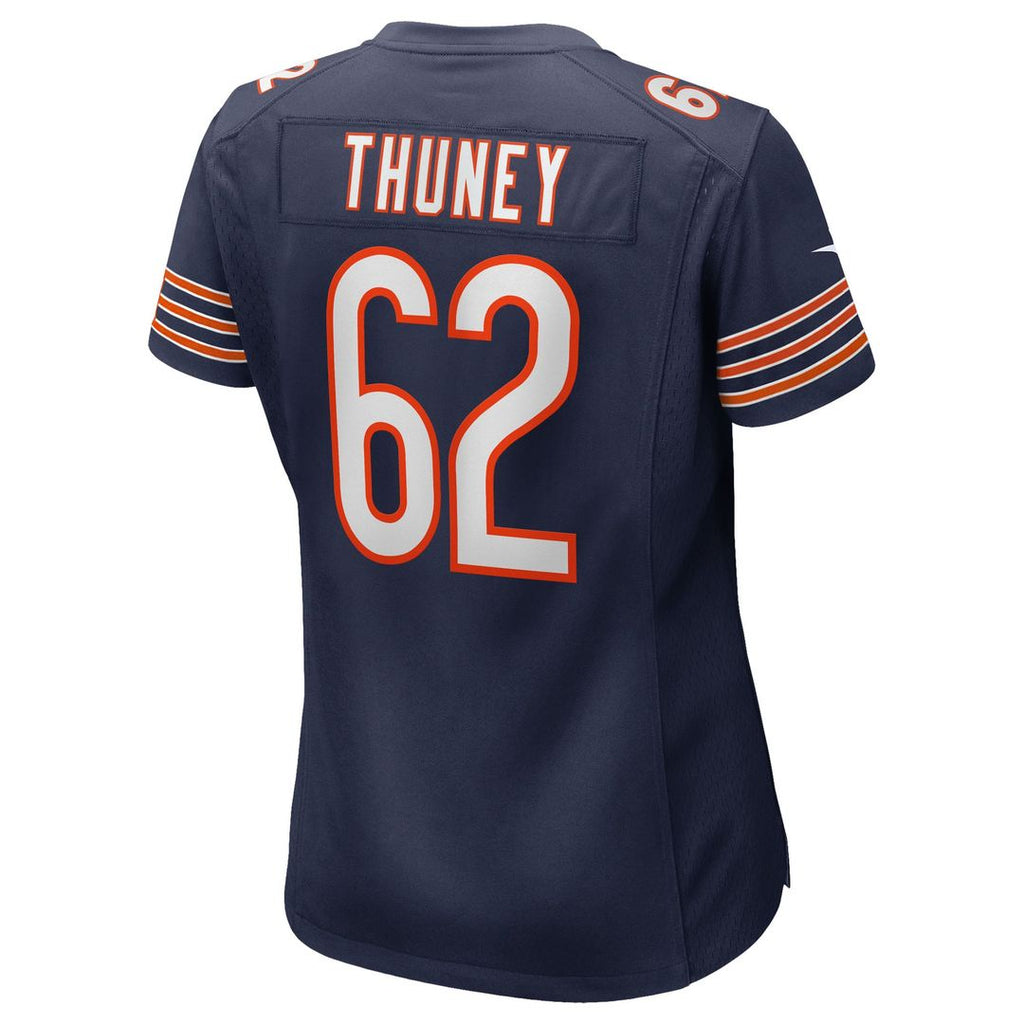 Women's Nike Chicago Bears Joe Thuney Navy Team Game NFL Jersey