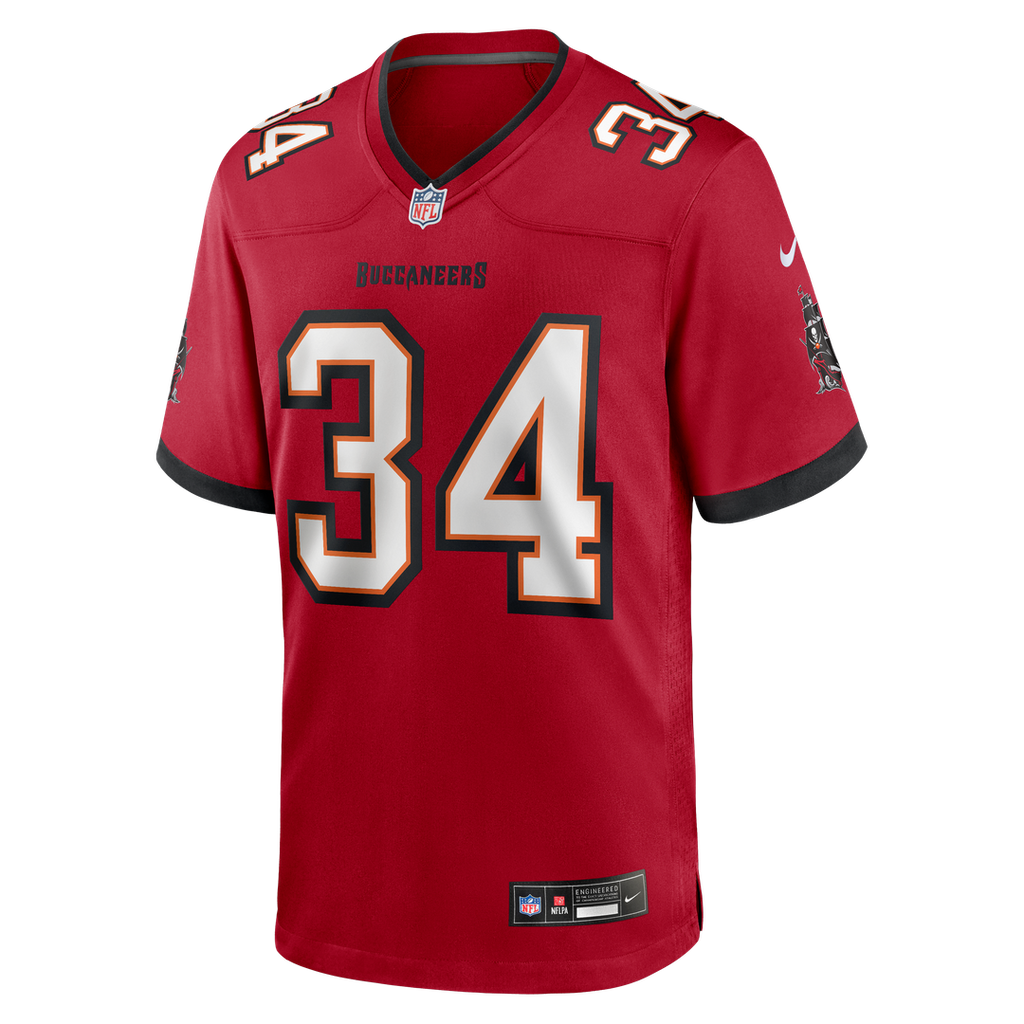 Men's Nike Tampa Bay Buccaneers Alex Anzalone Red Team Game NFL Jersey