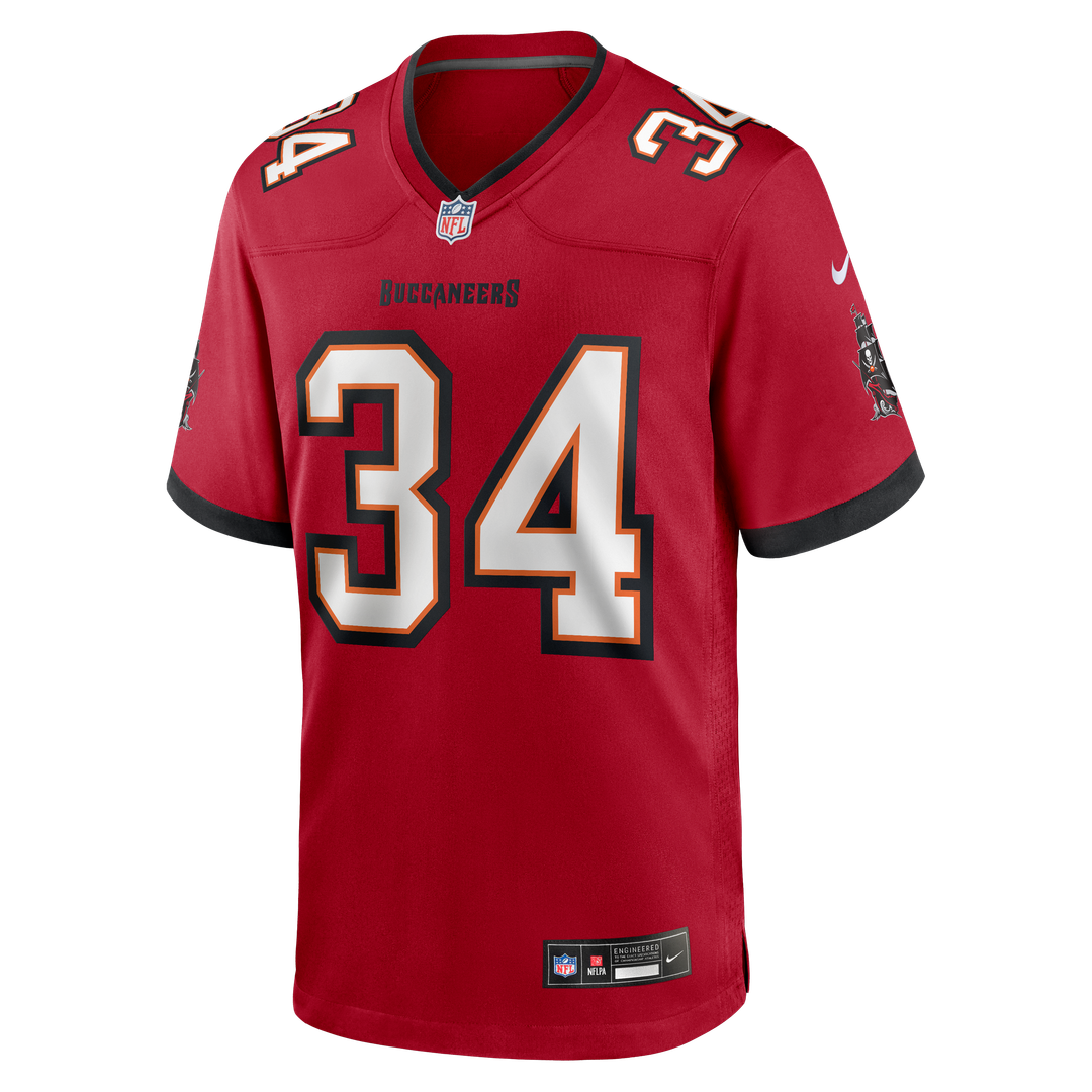 Men's Nike Tampa Bay Buccaneers Alex Anzalone Red Team Game NFL Jersey