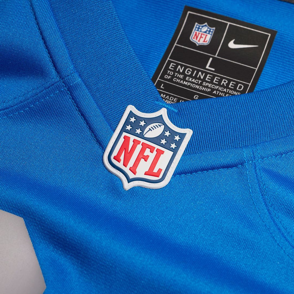 Men's Nike Detroit Lions Penei Sewell Blue Alternate Game NFL Jersey