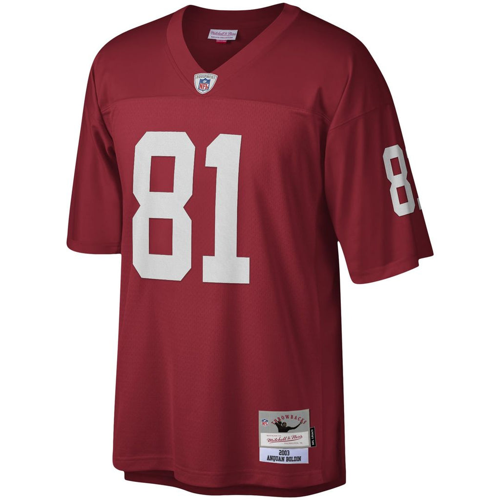 Men's Mitchell & Ness Arizona Cardinals Anquan Boldin Cardinal Legacy Replica NFL Jersey