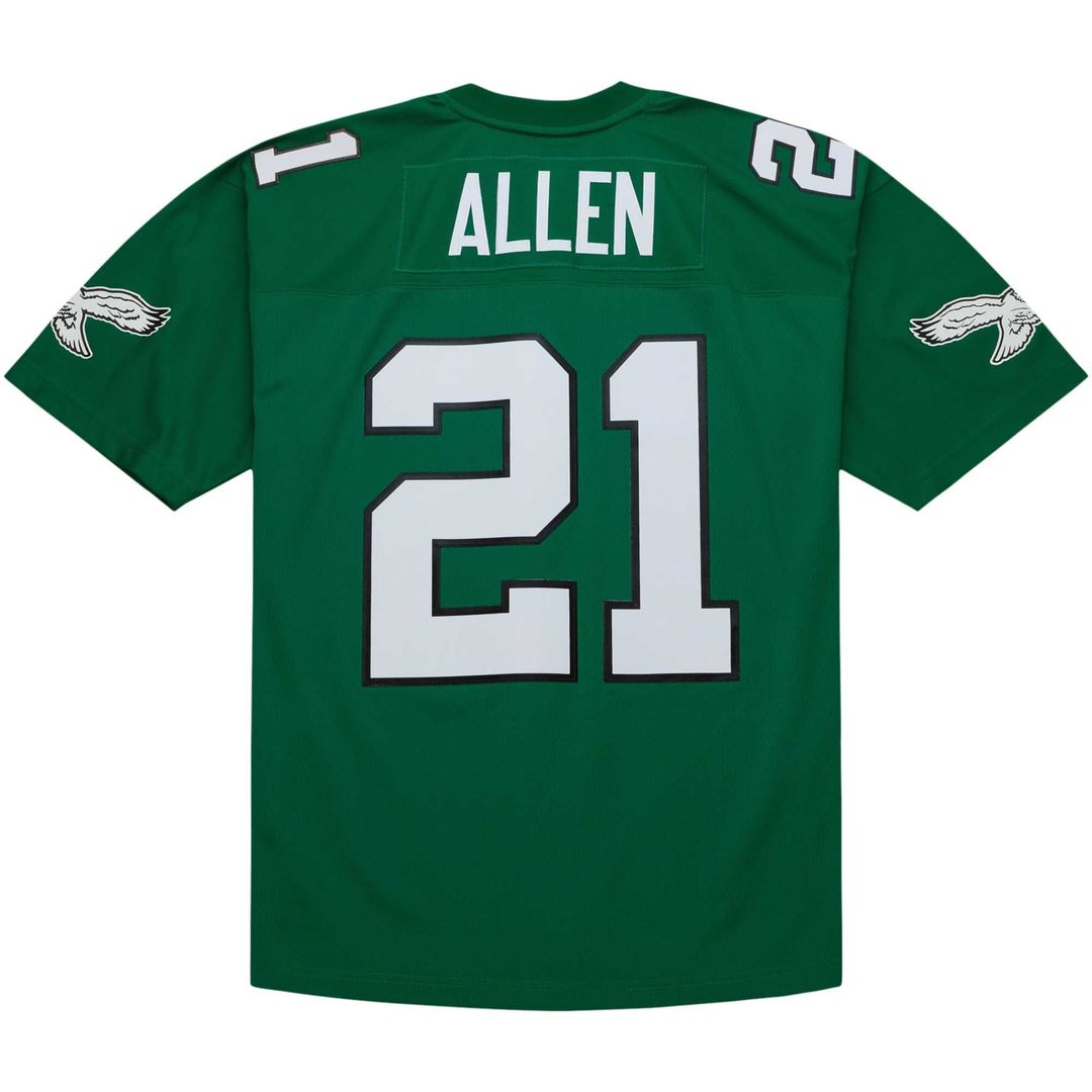 Men's Mitchell & Ness Philadelphia Eagles Eric Allen Kelly Green Legacy Replica NFL Jersey