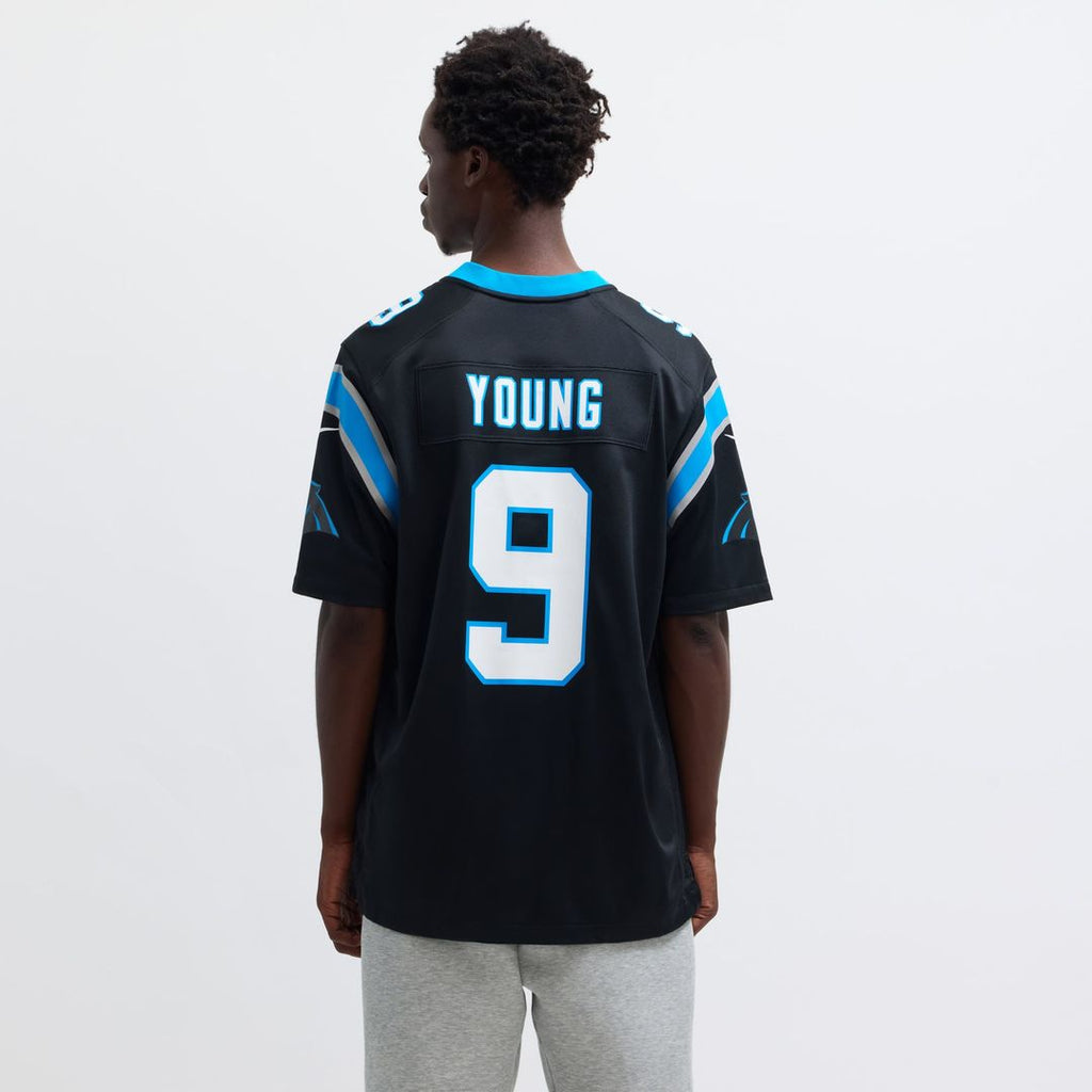 Men's Nike Carolina Panthers Bryce Young Black Team Game NFL Jersey