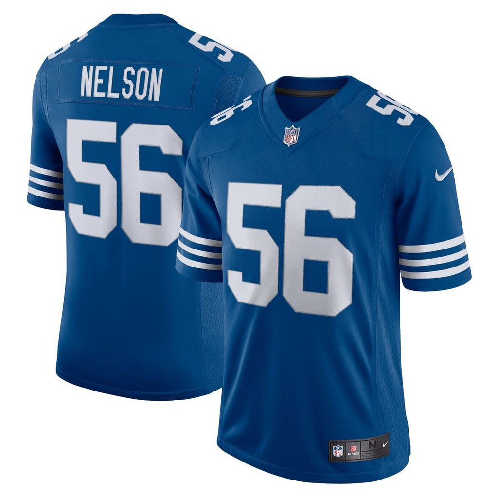 Men's Nike Indianapolis Colts Quenton Nelson Royal Alternate Vapor Limited NFL Jersey