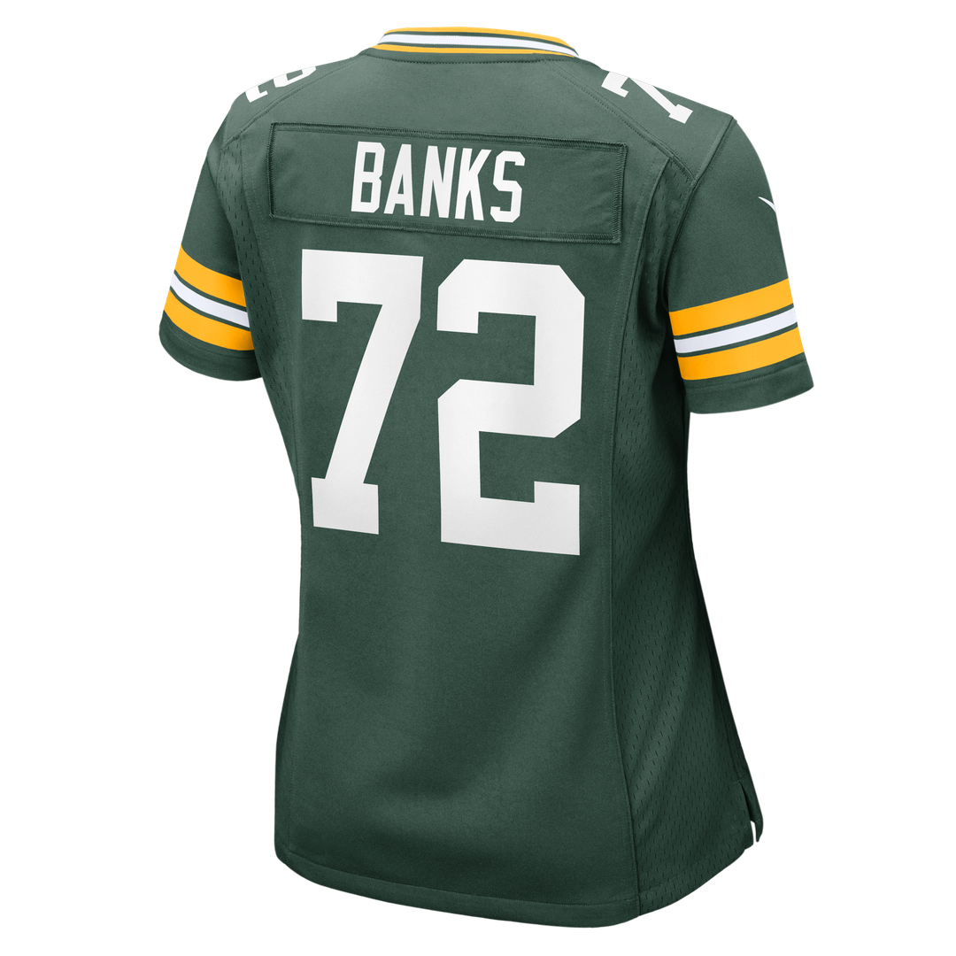 Women's Nike Green Bay Packers Brant Banks Green Team Game NFL Jersey