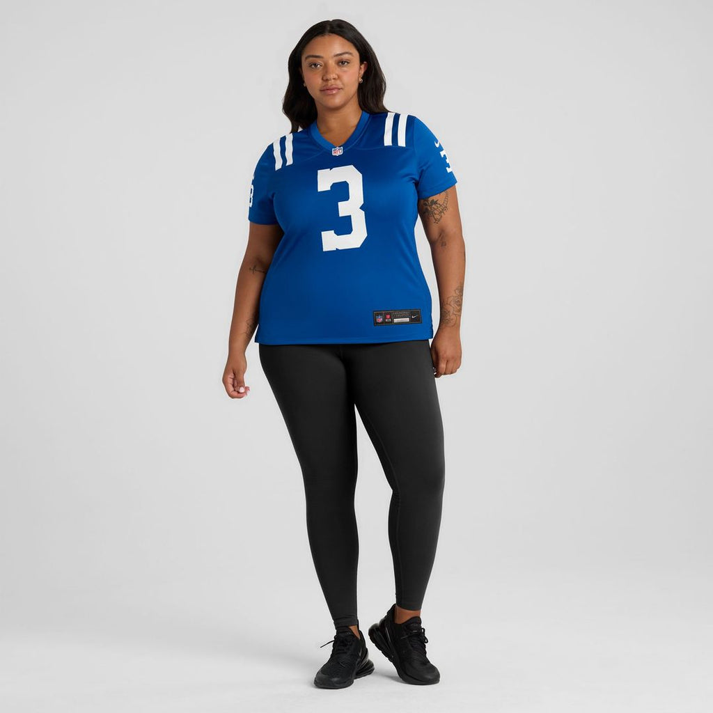 Women's Nike Indianapolis Colts Spencer Shrader Royal Team Game NFL Jersey