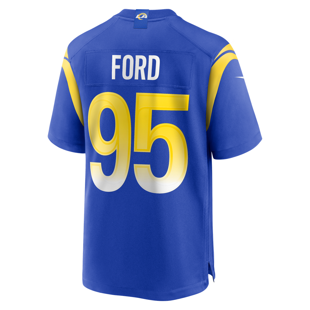 Men's Nike Los Angeles Rams Poona Ford Royal Team Game NFL Jersey