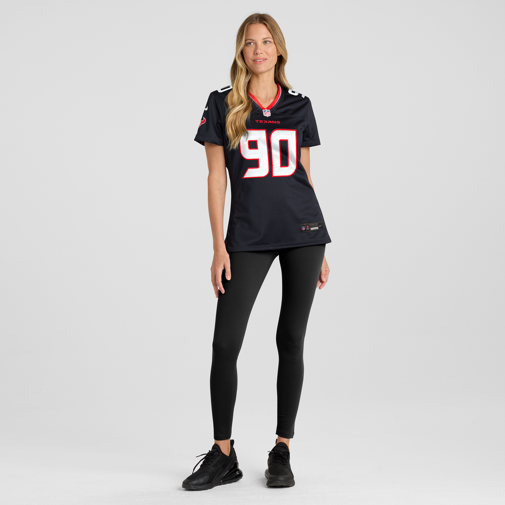 Women's Nike Houston Texans Logan Hall Navy Team Game NFL Jersey