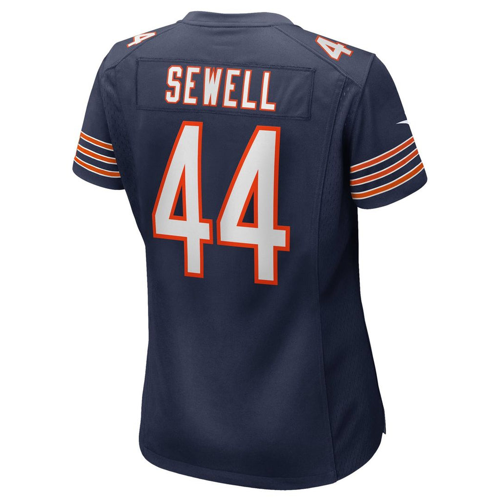 Women's Nike Chicago Bears Noah Sewell Navy Game NFL Jersey