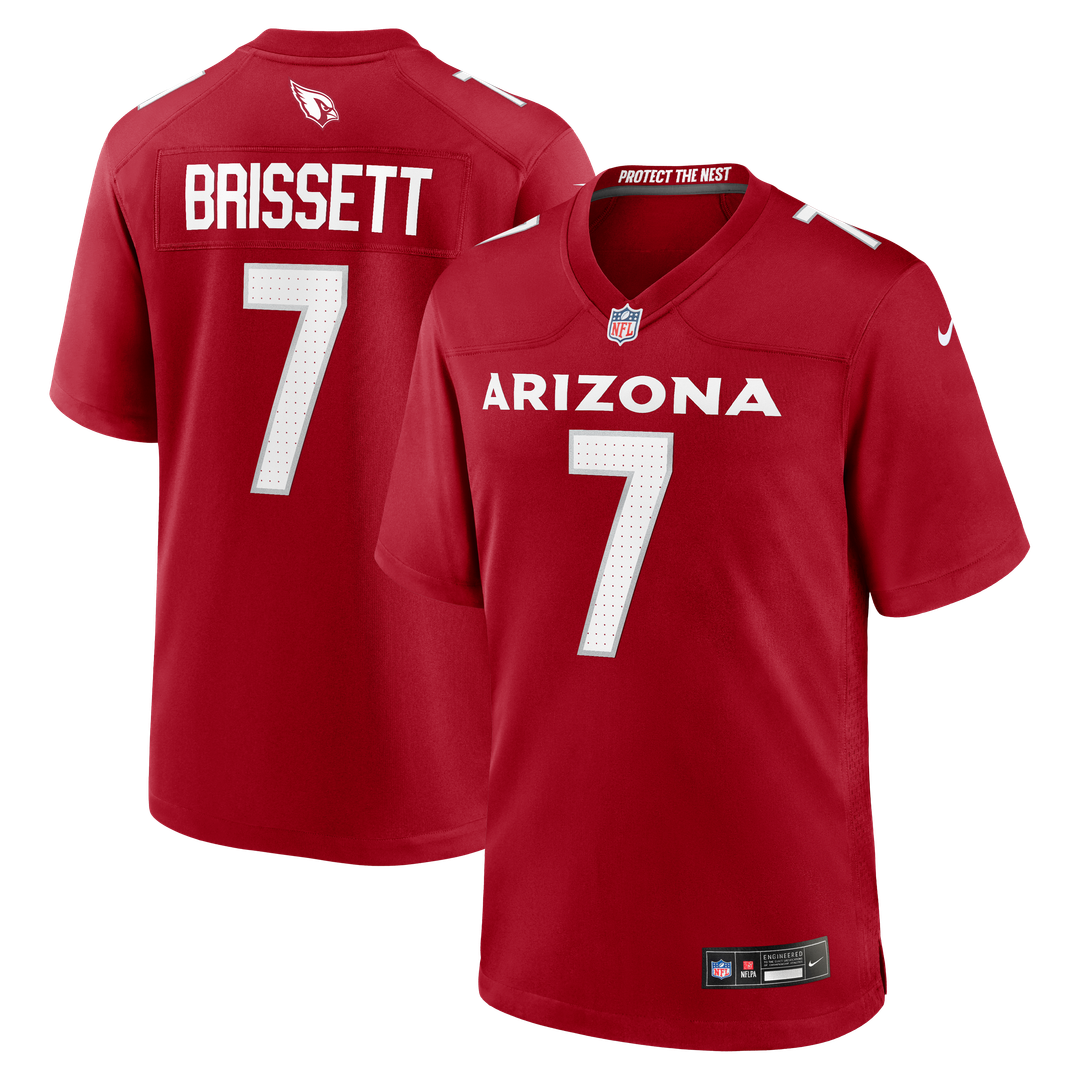 Men's Nike Arizona Cardinals Jacoby Brissett Cardinal Team Game NFL Jersey
