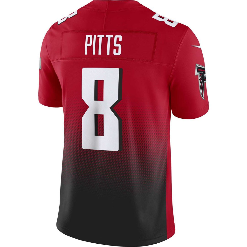 Men's Nike Atlanta Falcons Kyle Pitts Red Vapor F.U.S.E. Limited NFL Jersey