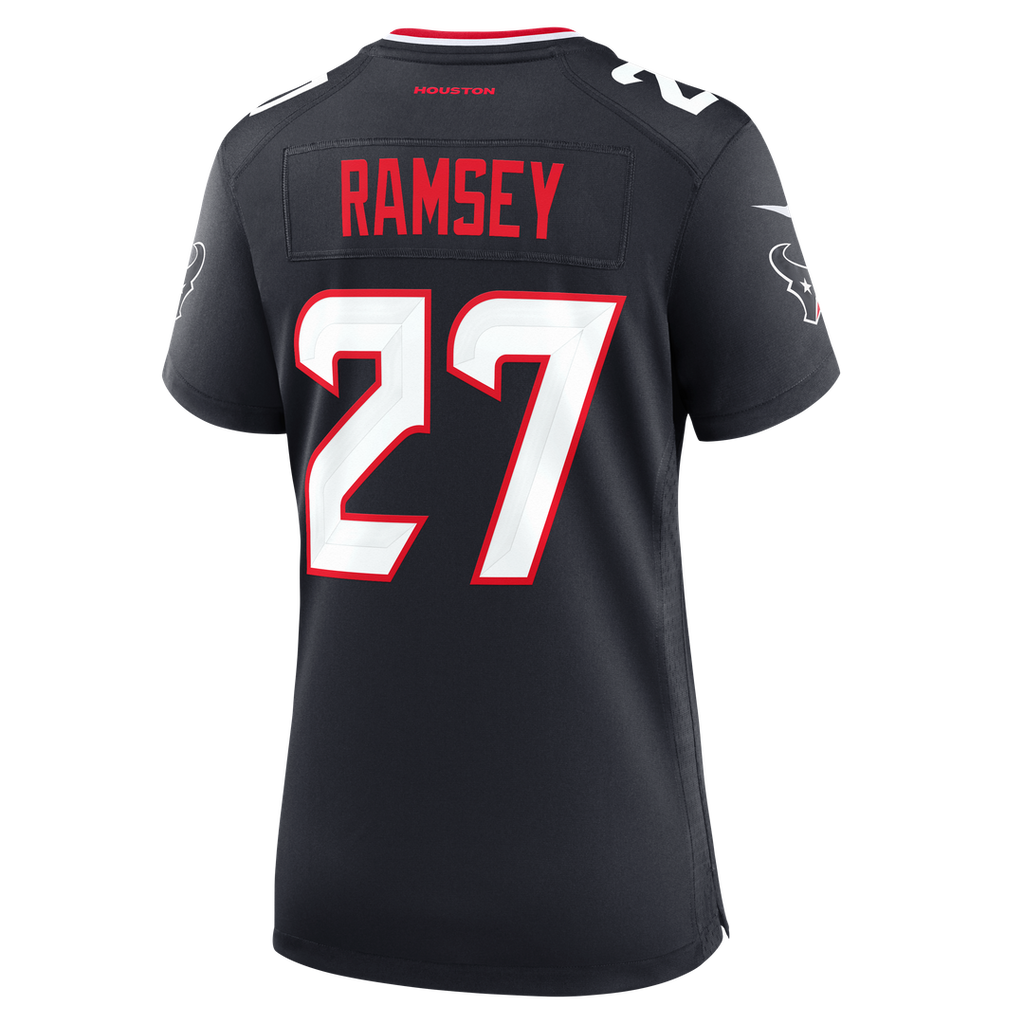 Women's Nike Houston Texans Kamari Ramsey Navy Team Game NFL Jersey