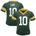 Infant Nike Green Bay Packers Jordan Love Green Game NFL Jersey