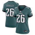 Women's Nike Philadelphia Eagles Saquon Barkley Midnight Green Team Game NFL Jersey