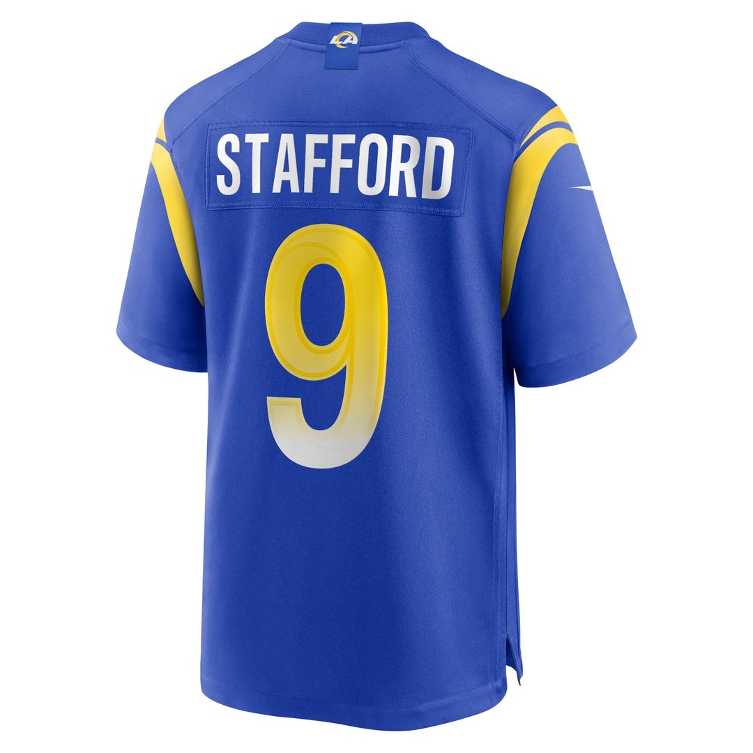 Youth Nike Los Angeles Rams Matthew Stafford Cream Game NFL Jersey