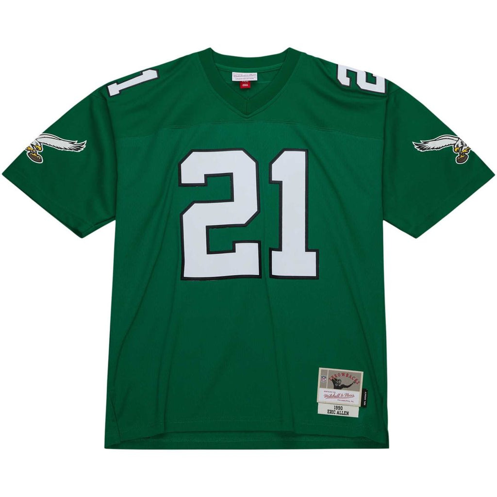 Men's Mitchell & Ness Philadelphia Eagles Eric Allen Kelly Green Legacy Replica NFL Jersey